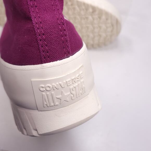 Converse All Star Athletic Sneaker Shoe Womens Size 9 Mens Size 7 A03701C Purple - Picture 9 of 10